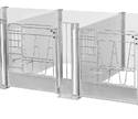 090060 EN 090061 SET MET ACHTERWAND 120